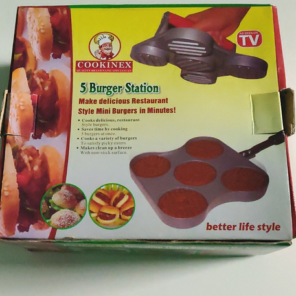 5 MINI BURGER STATION PAN